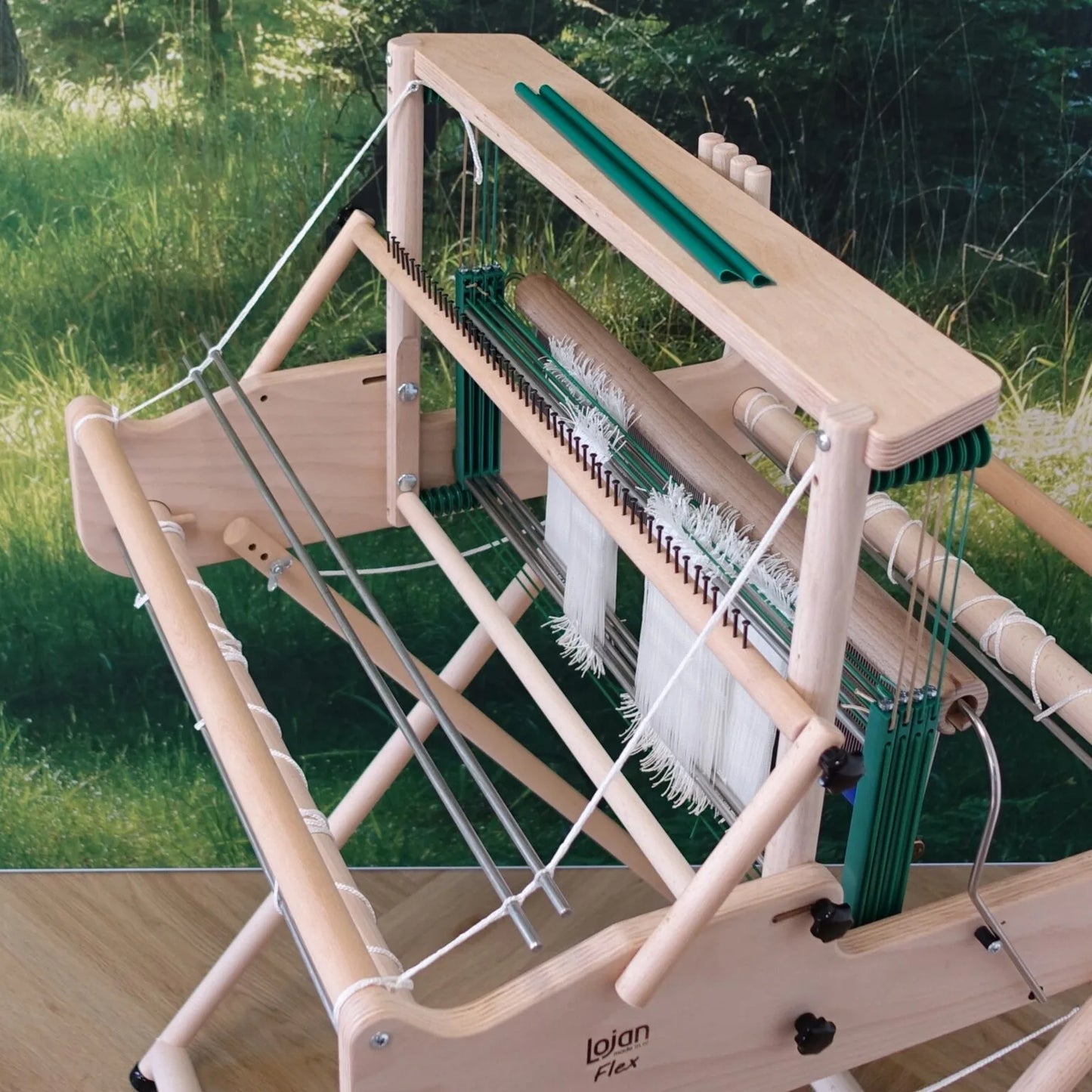 Lojan raddle for Flex table loom