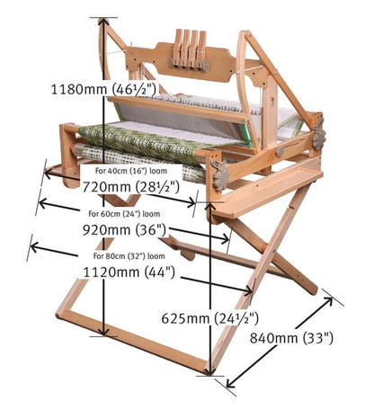Stand for Ashford table looms