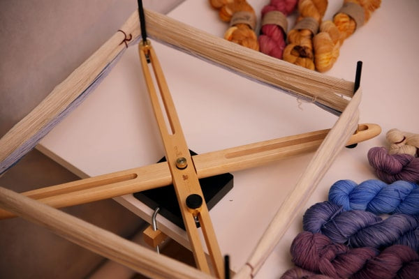 Kromski yarn reel