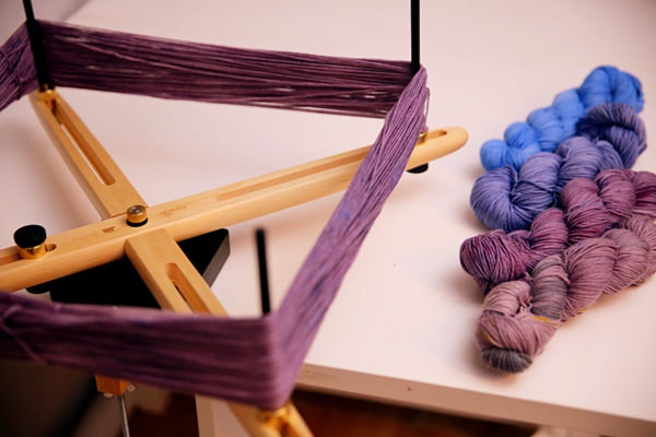 Kromski yarn reel