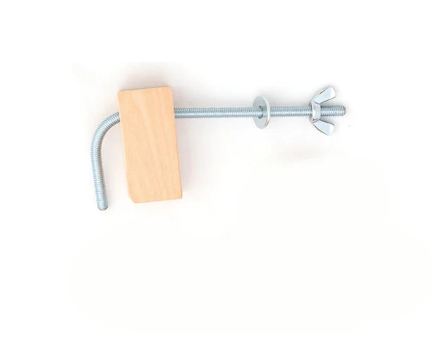 Kromski Klemmensatz Detailansicht, hochwertige Verarbeitung aus Metall und Holz